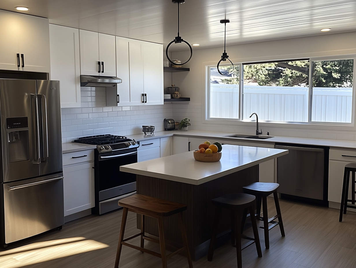 Professional handyman at work